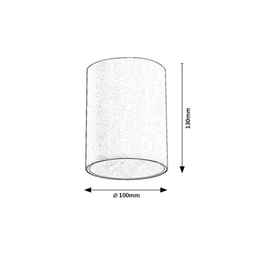 Rábalux Zombor Kültéri lámpa  GU10 1x MAX 35 - RAB7819