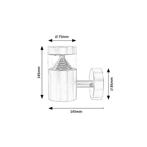Rábalux Lisbon Kültéri lámpa természetes fehér LED 7 - RAB7827