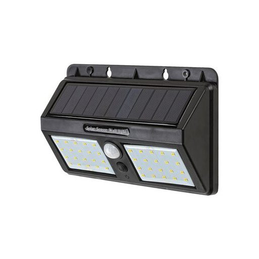 Rábalux Ostrava Napelemes lámpa LED 2,4W 4000K IP44 fekete RAB7881