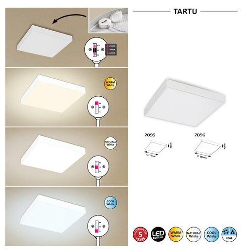 Rábalux Tartu Kültéri lámpa változtatható LED 24 - RAB7896