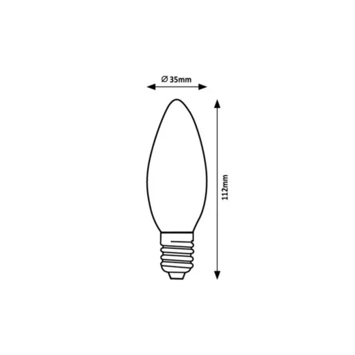 Rábalux Filament-LED Fényforrás meleg fehér  - RAB79011