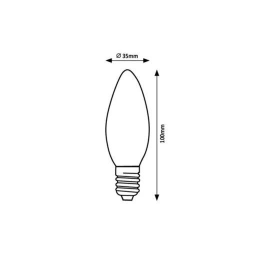 Rábalux Filament-LED Fényforrás meleg fehér  - RAB79046