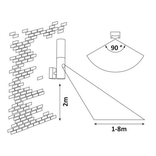Rábalux Katowice Kültéri lámpa  GU10 1x MAX 7 - RAB7915