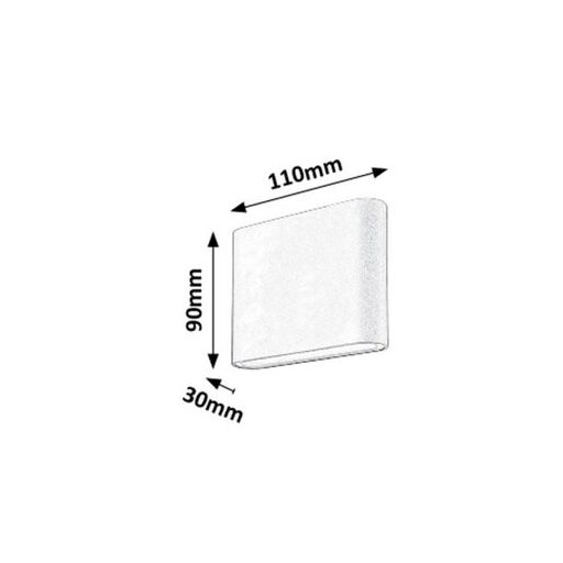 Rábalux Nesna Kültéri lámpa meleg fehér LED 2x 3 - RAB7951