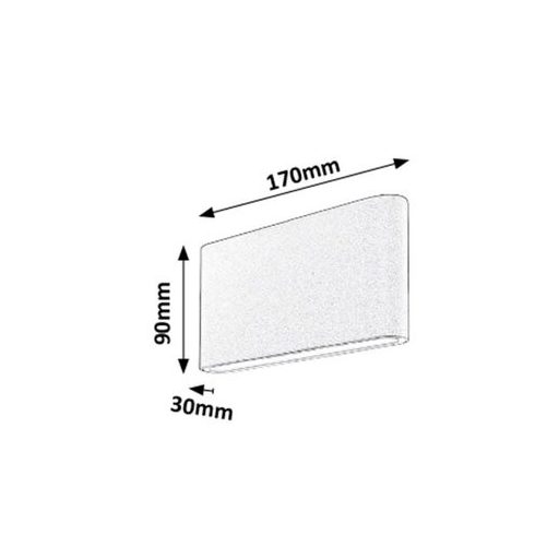 Rábalux Nesna Kültéri lámpa meleg fehér LED 2X 6 - RAB7952