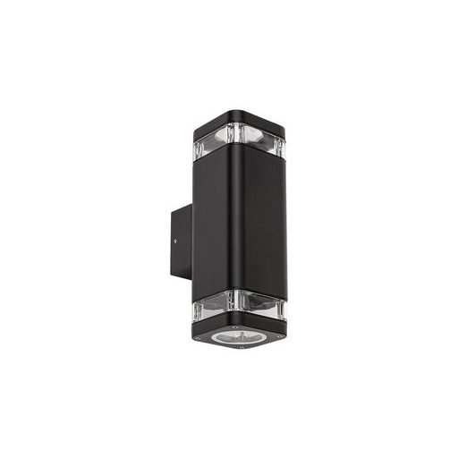 Rábalux Sintra Kültéri fali lámpa GU10 2x MAX 25W IP44 matt fekete RAB7956