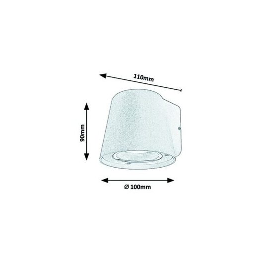 Rábalux Mandal Kültéri lámpa  GU10 1x MAX 35 - RAB7960