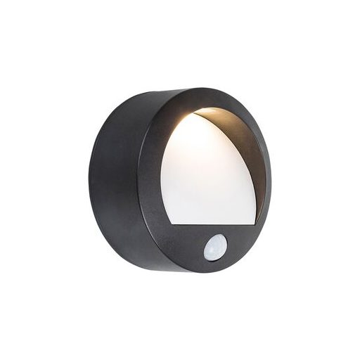 Rábalux Amarillo Kültéri fali lámpa LED 1,5W mozgásérzékelő 3000K IP44 fekete RAB7969