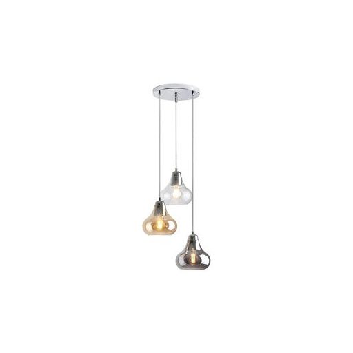 Rábalux Jezabel Függeszték E27 3x MAX 60W IP20 króm RAB7977