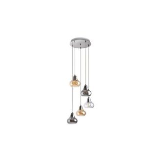   Rábalux Jezabel Függeszték E27 5x MAX 60W IP20 króm RAB7978