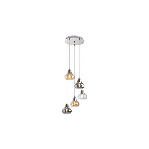 Rábalux Jezabel Függeszték E27 5x MAX 60W IP20 króm RAB7978