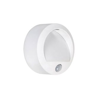   Rábalux Amarillo Kültéri fali lámpa LED 1,5W mozgásérzékelő 3000K IP44 fehér RAB7980
