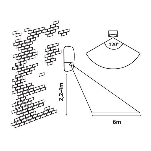 Rábalux Ecuador Kültéri lámpa természetes fehér LED 10 - RAB7997