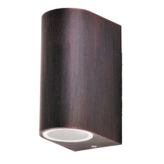   Rábalux Chile Kültéri fali lámpa GU10 2x MAX 35W IP44 antik barna RAB8019
