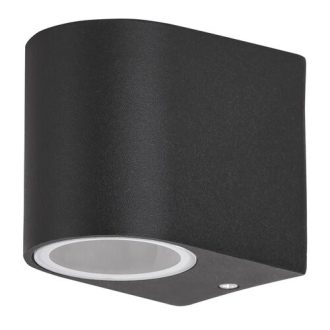   Rábalux Chile Kültéri fali lámpa GU10 1x MAX 35W IP44 fekete RAB8029