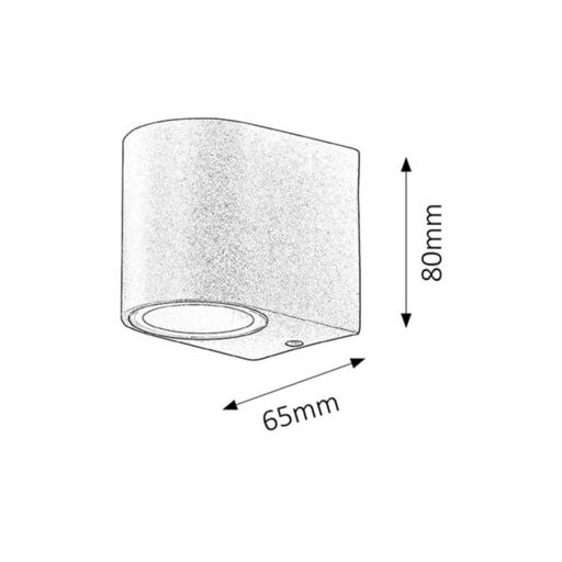 Rábalux Chile Kültéri lámpa  GU10 1x MAX 35 - RAB8029