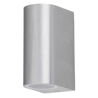   Rábalux Chile Kültéri fali lámpa GU10 2x MAX 35W IP44 súrolt alumínium RAB8034