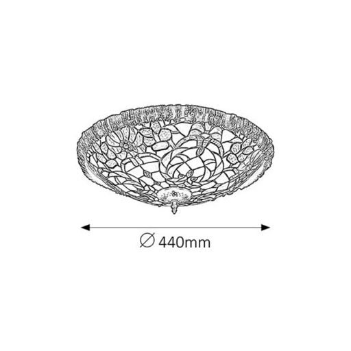 Rábalux Mirella Beltéri lámpa  E27 2x MAX 60 - RAB8087