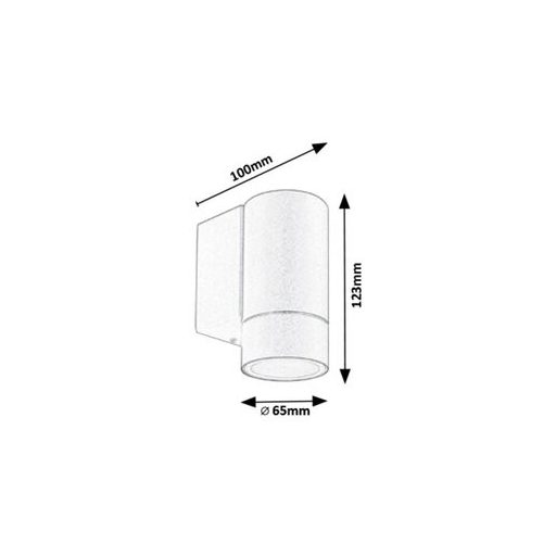 Rábalux Phoenix Kültéri fali lámpa GU10 1X MAX 10W IP54 antracit RAB8118