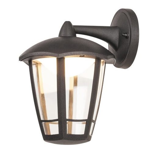 Rábalux Sorrento Kültéri fali lámpa LED 8W 3000K IP44 matt fekete RAB8125