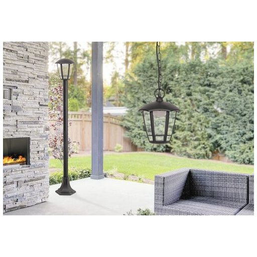 Rábalux Sorrento Kültéri függeszték LED 8W 3000K IP44 matt fekete RAB8128