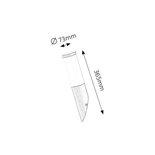 Rábalux Black torch Kültéri lámpa  E27 1x MAX 25 - RAB8145