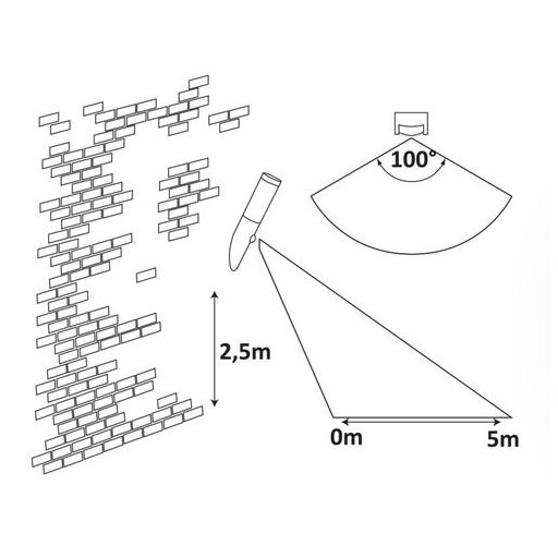 Rábalux Black torch Kültéri lámpa  E27 1x MAX 25 - RAB8146