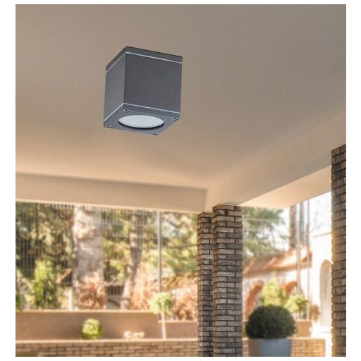 Rábalux Akron Kültéri mennyezeti lámpa GU10 1x MAX 35W IP54 antracit RAB8149