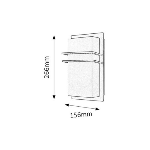 Rábalux Seattle Kültéri lámpa  E27 1x MAX 11 - RAB8169