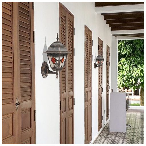 Rábalux Monaco Kültéri fali lámpa E27 1x MAX 60W IP43 antik arany RAB8182