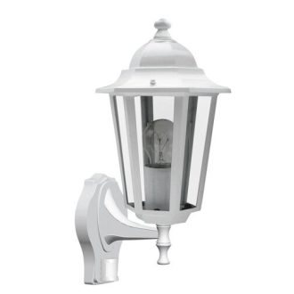   Rábalux Velence Kültéri fali lámpa E27 1x MAX 60W mozgásérzékelő IP43 fehér RAB8216