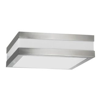   Rábalux Stuttgart Kültéri mennyezeti lámpa E27 2x MAX 11W IP44 szatin króm RAB8227