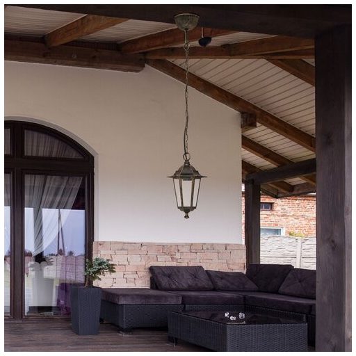 Rábalux Velence Kültéri függeszték E27 1x MAX 60W IP43 antik arany RAB8238