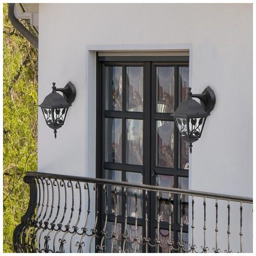 Rábalux Haga Kültéri fali lámpa E27 1x MAX 100W IP44 fekete RAB8243