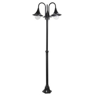   Rábalux Konstanz Kültéri állólámpa E27 3x MAX 100W IP44 fekete RAB8248