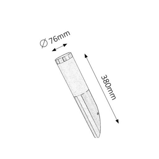 Rábalux Inox torch Kültéri lámpa  E27 1x MAX 25 - RAB8261