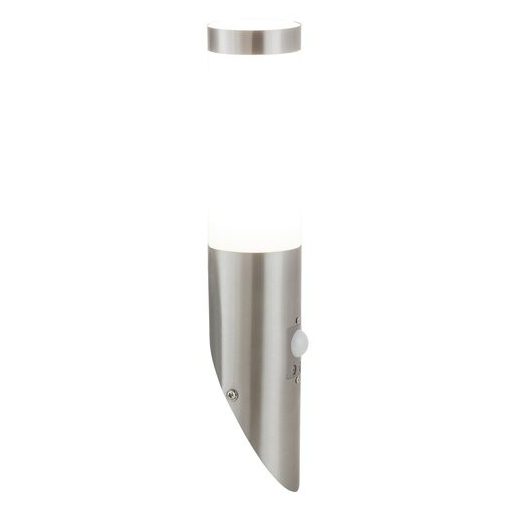 Rábalux Inox torch Kültéri fali lámpa E27 1x MAX 25W mozgásérzékelő IP44 szatin króm RAB8266