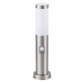   Rábalux Inox torch Kültéri állólámpa E27 1x MAX 25W mozgásérzékelő IP44 szatin króm RAB8267