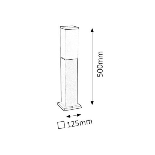Rábalux Bonn Kültéri lámpa  E27 1x MAX 60 - RAB8338