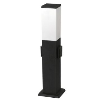   Rábalux Bonn Kültéri állólámpa E27 1x MAX 60W Type F, CEE 7/4 beépített hálózati csatlakozó aljzat IP44 matt fekete RAB8339