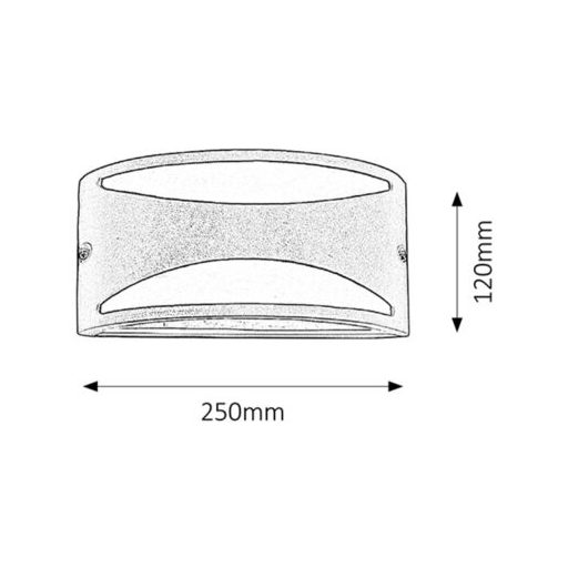 Rábalux Manhattan Kültéri lámpa  E27 1x MAX 60 - RAB8359