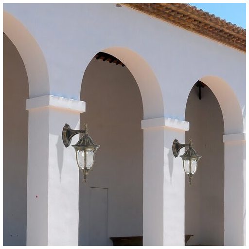Rábalux Milano Kültéri fali lámpa E27 1x MAX 60W IP43 antik arany RAB8371