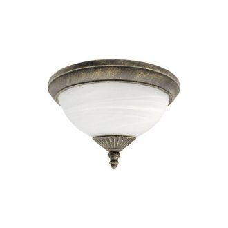   Rábalux Madrid Kültéri mennyezeti lámpa E27 2x MAX 40W IP43 antik arany RAB8377