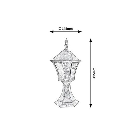 Rábalux Toscana Kültéri lámpa  E27 1x MAX 60 - RAB8393