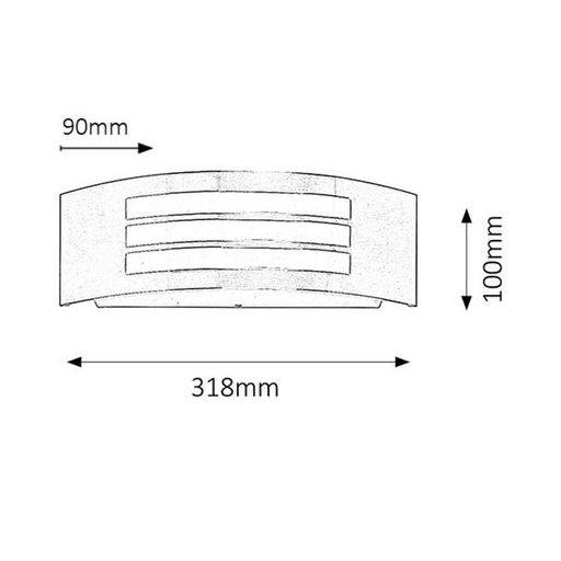 Rábalux Roma Kültéri lámpa  E27 1x MAX 14 - RAB8410