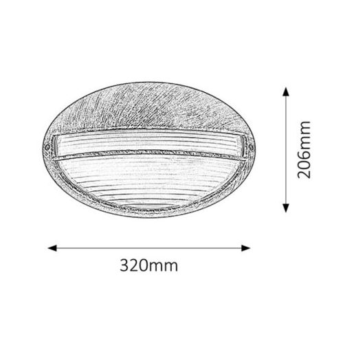 Rábalux Hektor Kültéri fali lámpa E27 1x MAX 100W IP54 antik arany RAB8496