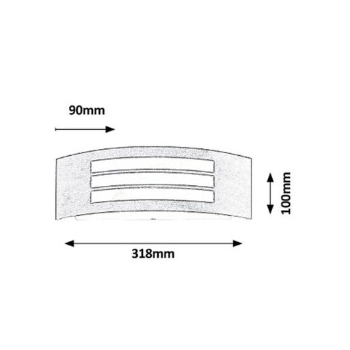 Rábalux Roma Kültéri lámpa  E27 1x MAX 14 - RAB8511