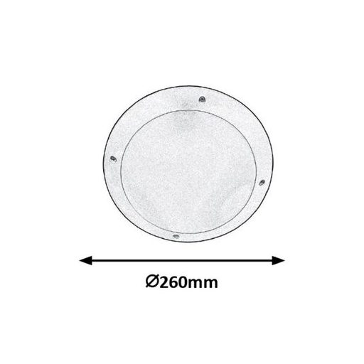 Rábalux Lentil LED Kültéri mennyezeti lámpa LED 12W mozgásérzékelő 4000K IP54 fehér RAB8555