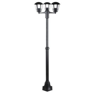   Rábalux Marseille Kültéri állólámpa E27 3x MAX 60W IP44 fekete RAB8569