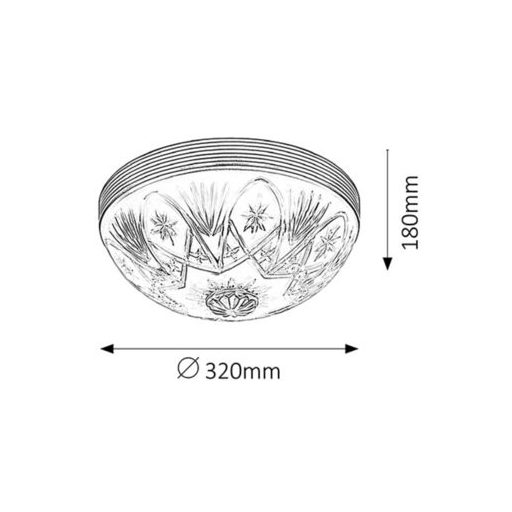 Rábalux Annabella Beltéri lámpa  E27 2x MAX 60 - RAB8638